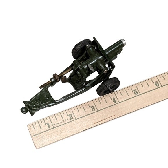 Royal Artillery Howitzer Muzzle loading Rubber tires 4.5" No. 1725 original box - Picture 4 of 10